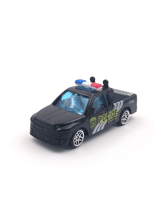 Alloy Toy Car Model Simulation Police Car Children's Pocket Car Sliding Car Racing Car Sports Car Boy Toy-Color:Naked Single  - Image 3