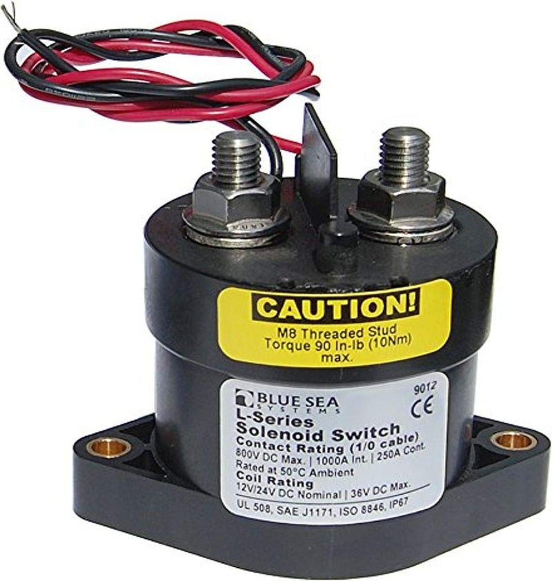 Blue Sea Systems 9012 Solenoid Switch L-Series 12-24V Beige - Image 1