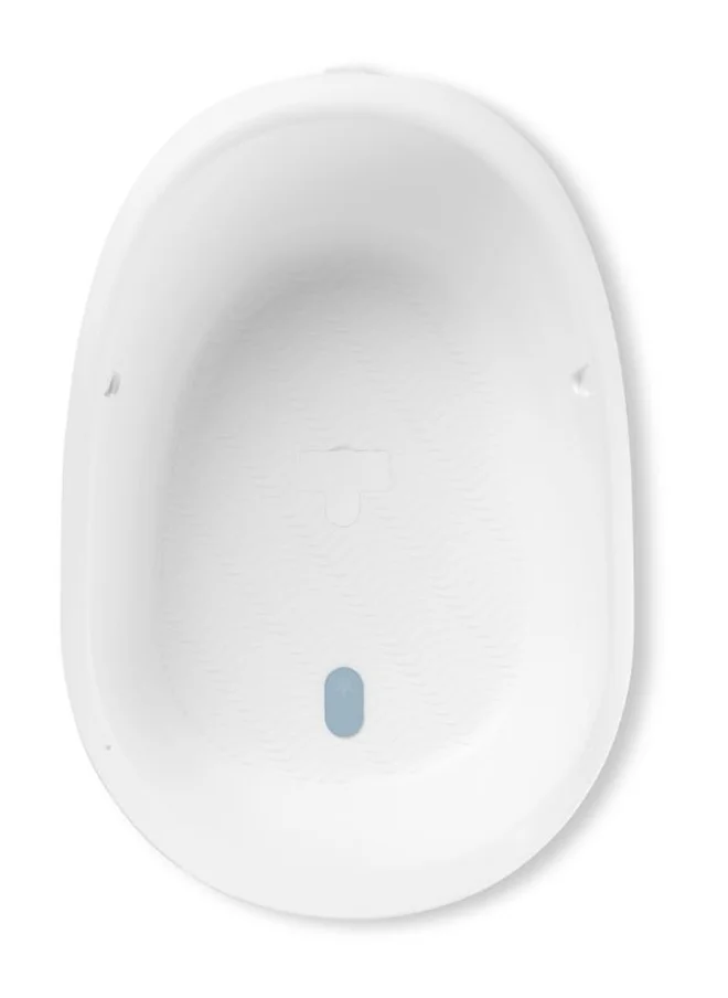سكيب هوب Wave 4-In-1 Baby Bath Tub, White And Blue