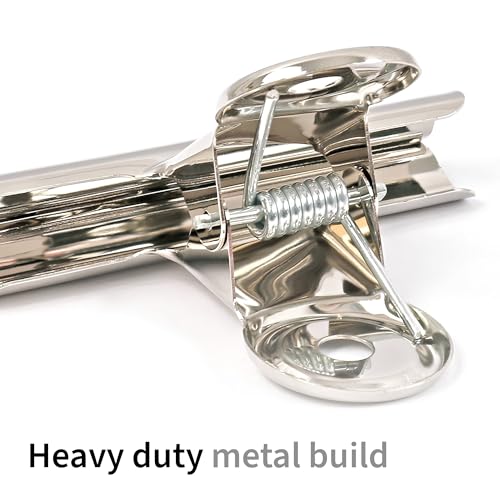 NUOVI 50mm Bulldog Clip-Silver | Heavy Duty, Durable & Anti-Rust Metal Clamp | Perfect for Holding Loose Papers | Ideal for School, Office & Home (Pack of 12) - Image 3