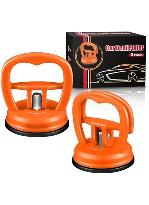 Car Dent Puller, 2PCS Car Dent Remover Tools for Car Dent Repair, Glass, Screen, Tiles & Objects Moving, Orange
