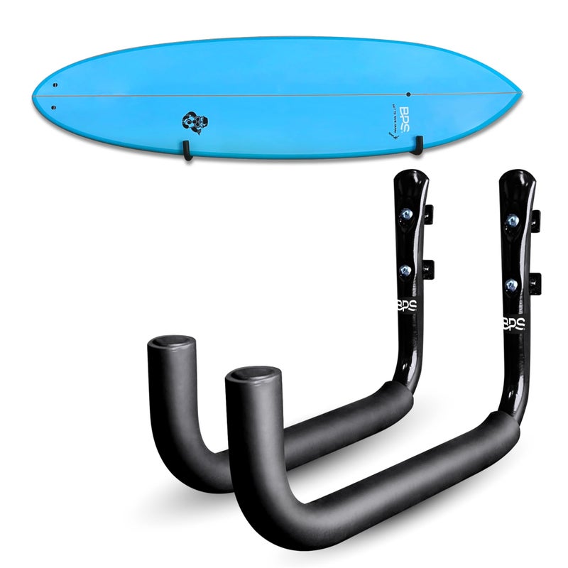BPS Ultrastrong and Ultrapadded Steel Wall Rack for SUP Board with Marine Grade Stainless Steel Screws SUP Board Rack