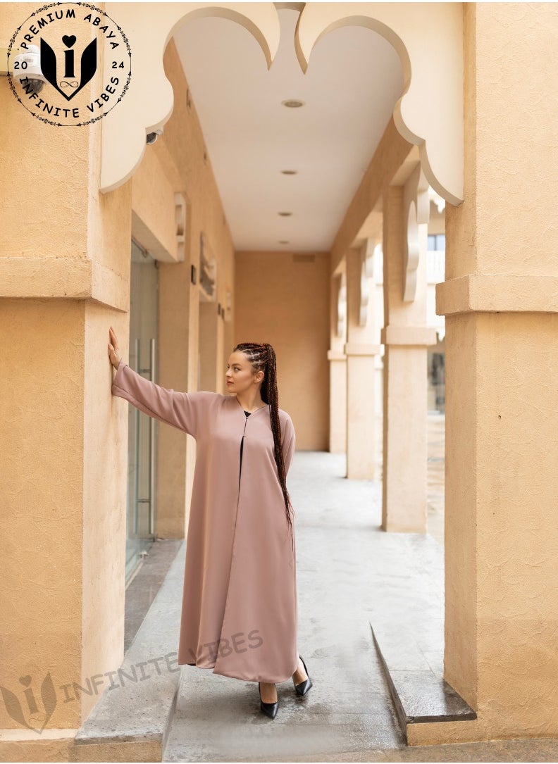 Effortless Travel Style: Dual side Abaya in Pink & Light Calming Grey - pzsku/Z51CE9BF680DDB1E381FEZ/45/_/1709182679/d1717156-8955-494a-a81c-17d1e04982f3