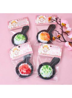 Arabest Plush Cat Paw Squeeze Toy Stress Reliever Fried Rice with Egg 