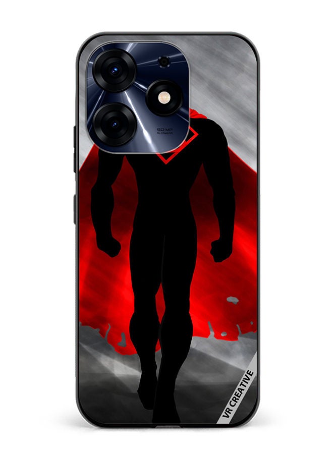 VR CREATIVE Protective Case Cover For Tecno Spark 10 Pro Superman Black And Red Design Multicolour - Image 1