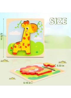 Wooden Puzzles for Toddlers 1-3, Animals Toddler Puzzles, Puzzles for Toddlers 2-4, Wood Puzzles Educational Montessori Toys Gifts for 1 2 3 Year Old, Baby Puzzles 12-18, Kids Learning Toy - pzsku/Z51CEAEFF227A517776FBZ/45/_/1739099758/66433e54-cba4-4bb9-9417-f2f71ed0c40c