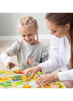 Wooden Puzzles for Toddlers 1-3, Animals Toddler Puzzles, Puzzles for Toddlers 2-4, Wood Puzzles Educational Montessori Toys Gifts for 1 2 3 Year Old, Baby Puzzles 12-18, Kids Learning Toy - pzsku/Z51CEAEFF227A517776FBZ/45/_/1739099899/a8c61d4d-f9c4-4846-9962-2e9c4f40179a