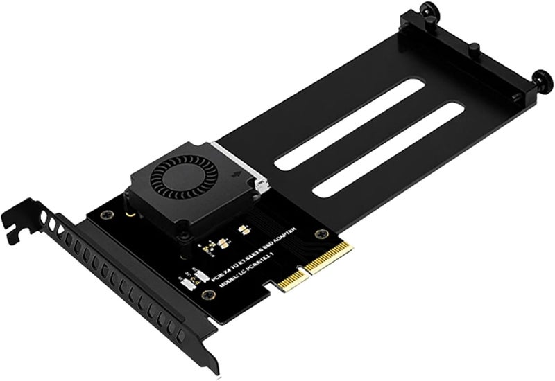 محولات PCIe 5.0 عالية الأداء من نوع E1S مزودة بتبريد مروحي لمصفوفات أقراص NVMe في أنظمة تخزين عالية الكثافة مبردة بالمروحة - Image 4