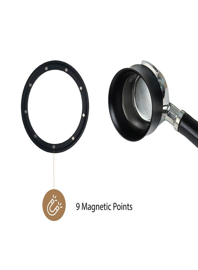 MiiCoffee 58mm Magnetic Dosing Funnel - Espresso Coffee Dosing Ring - Anodized Aluminum with 9 Magnetized Steel Compatible with 58mm Portafilter (Tall) - Image 5