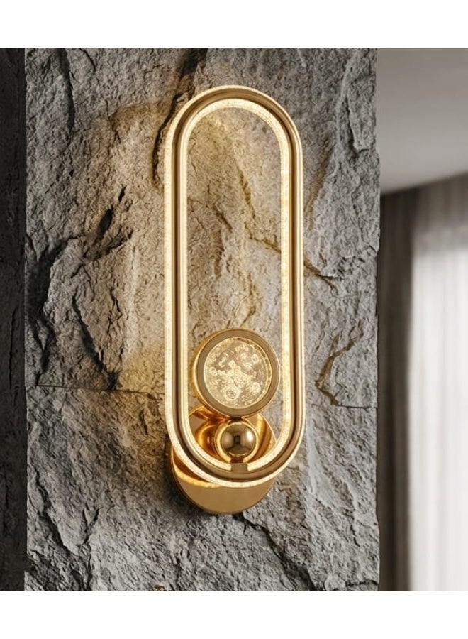 Golden Modern Luxurious LED Wall Sconce - Image 1