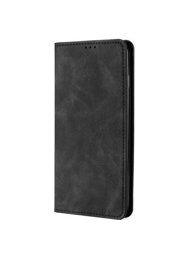 S-TOP Case For Realme 11 5G Global / 11x 5G Skin Feel Magnetic Leather Phone Case - Image 2