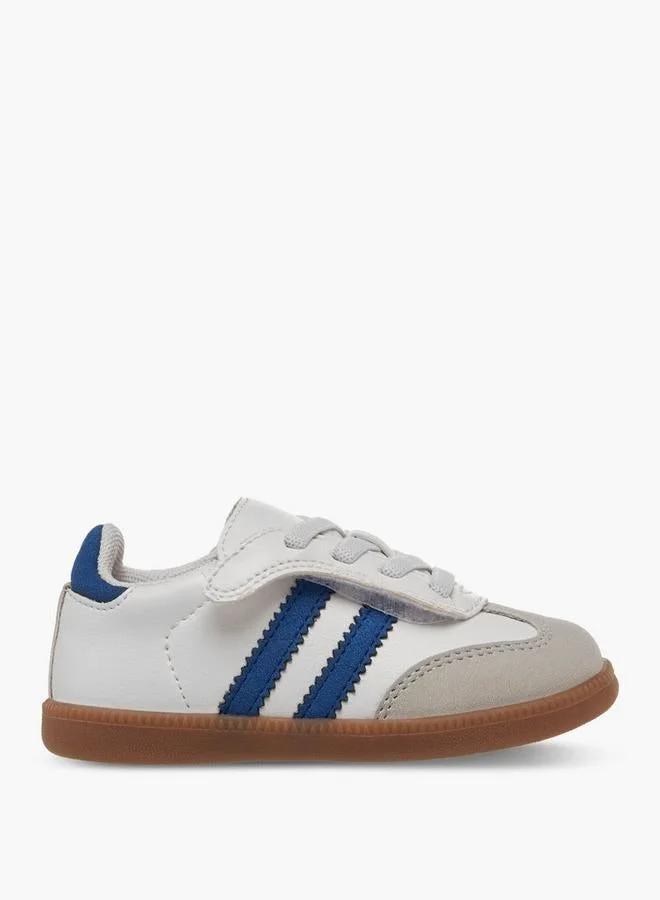 Barefeet Boys Panelled Hook And Loop Sneakers