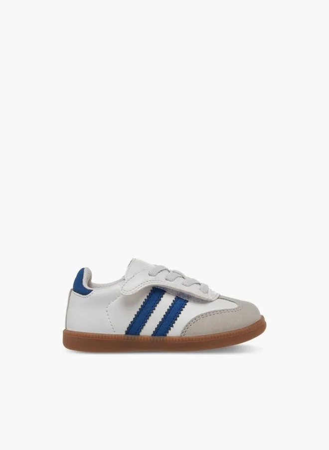 Barefeet Boys Panelled Hook And Loop Sneakers