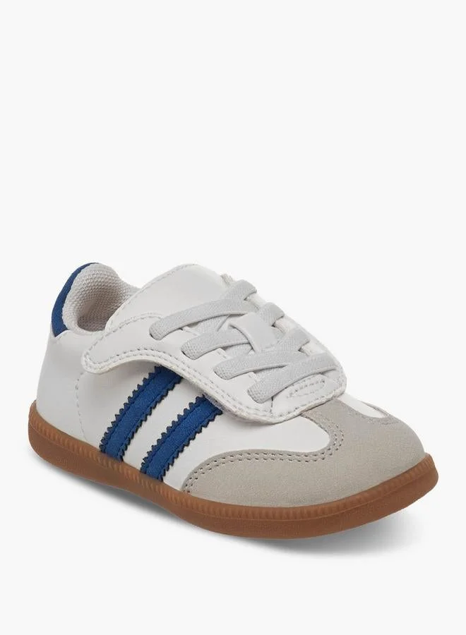 Barefeet Boys Panelled Hook And Loop Sneakers