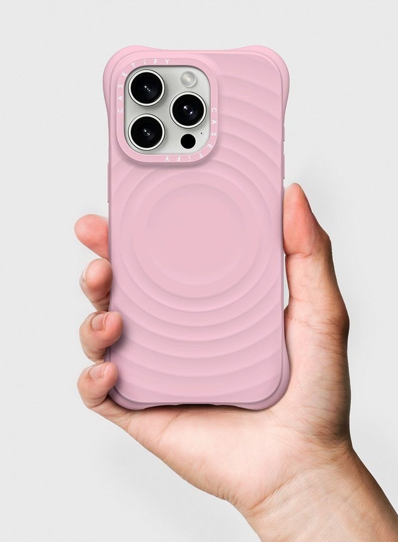 Ripple Case, Impact Protection Shock Absorbing Cover, Anti-Microbial, Slim  LightWeight, Wireless Charging Compatible（Primrose Pink） - Image 4