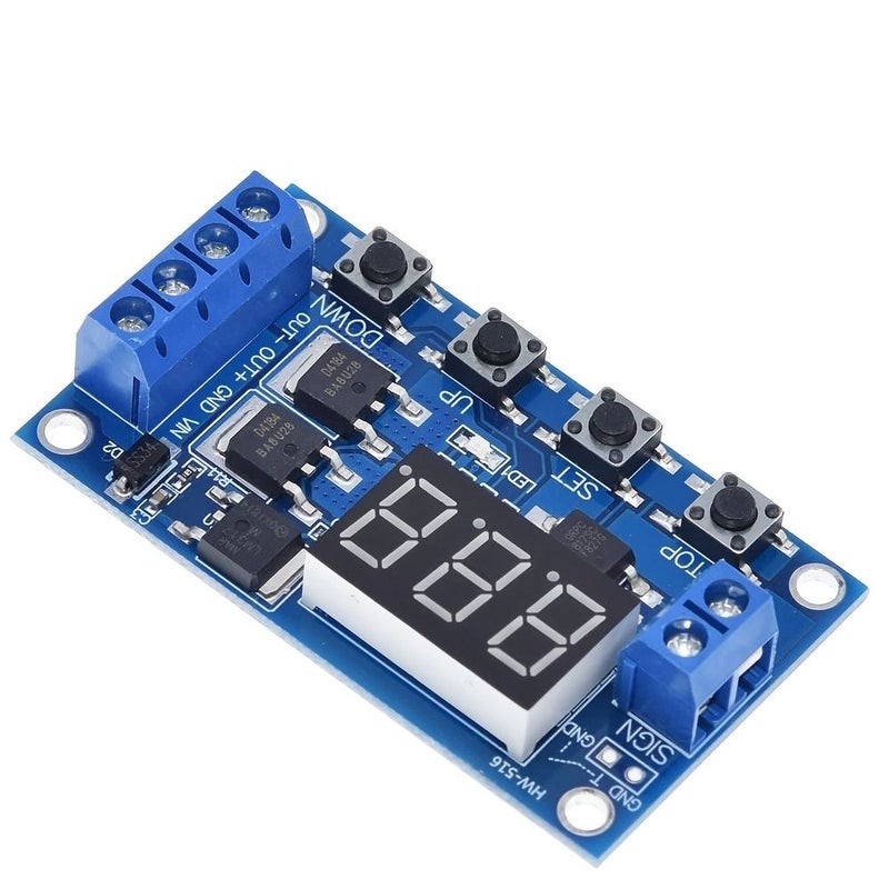 DC 12V 24V Dual Mosfet Timer Relay Delay Switch Timing Control Module 5 Pack - Image 2