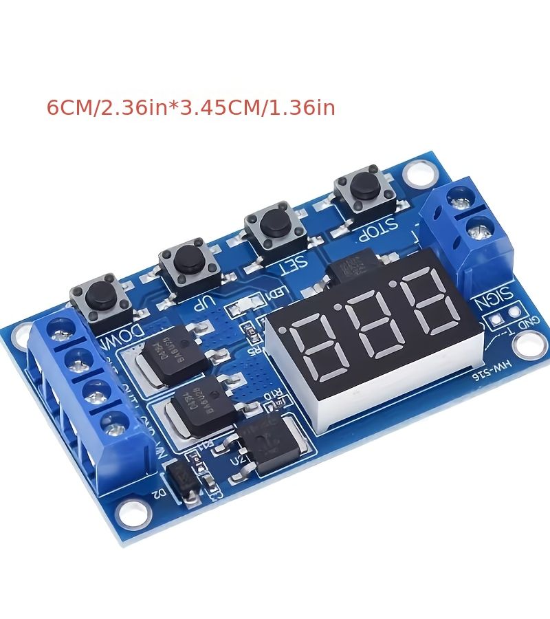 DC 12V 24V Dual Mosfet Timer Relay Delay Switch Timing Control Module 5 Pack - Image 4