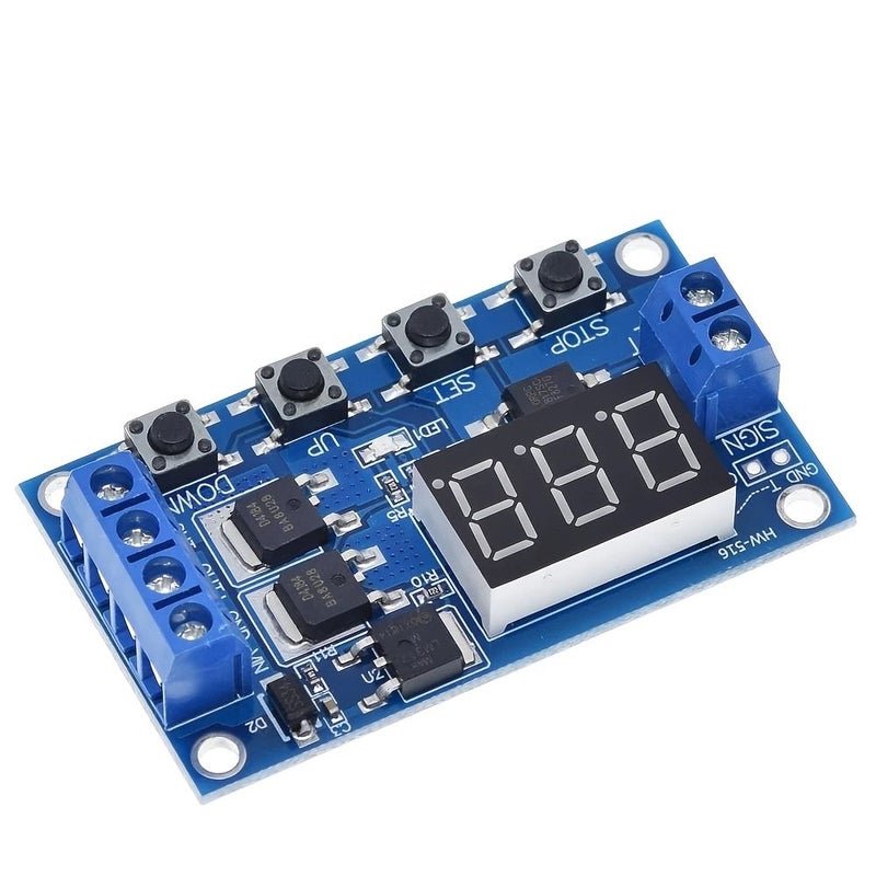 DC 12V 24V Dual Mosfet Timer Relay Delay Switch Timing Control Module 5 Pack - Image 1