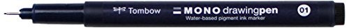 Tombow Mono Drawing Pen 01 Tip Size 12Pack - Image 1