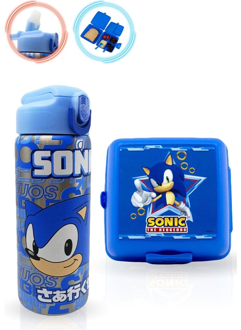 Masho Trend 600 ml Sonic Flask + Sonic Nutrition Container  - Image 1