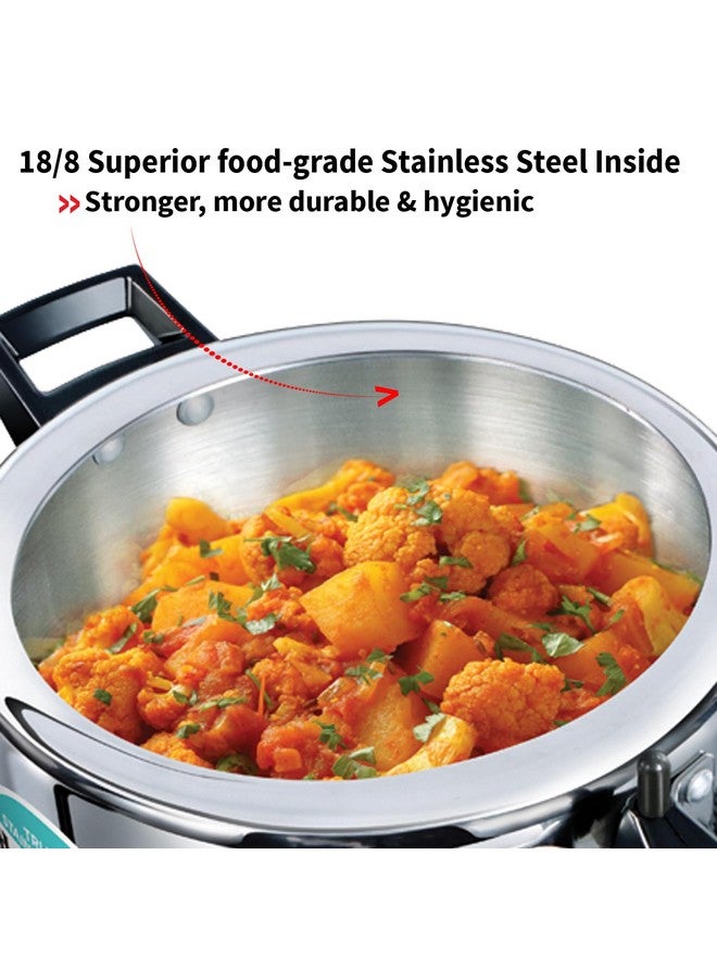 Hawkins 3.5 Litre Triply Stainless Steel Pressure Cooker, Inner Lid Cooker, Silver (Hsst35) - Image 5
