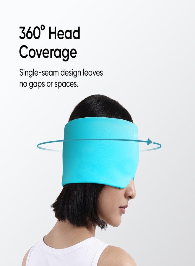 Frido Hot & Cold Therapy Cap | 360° Full Head Coverage | Reusable Cooling & Warming Cap with Gentle Compression | Blue - Image 5