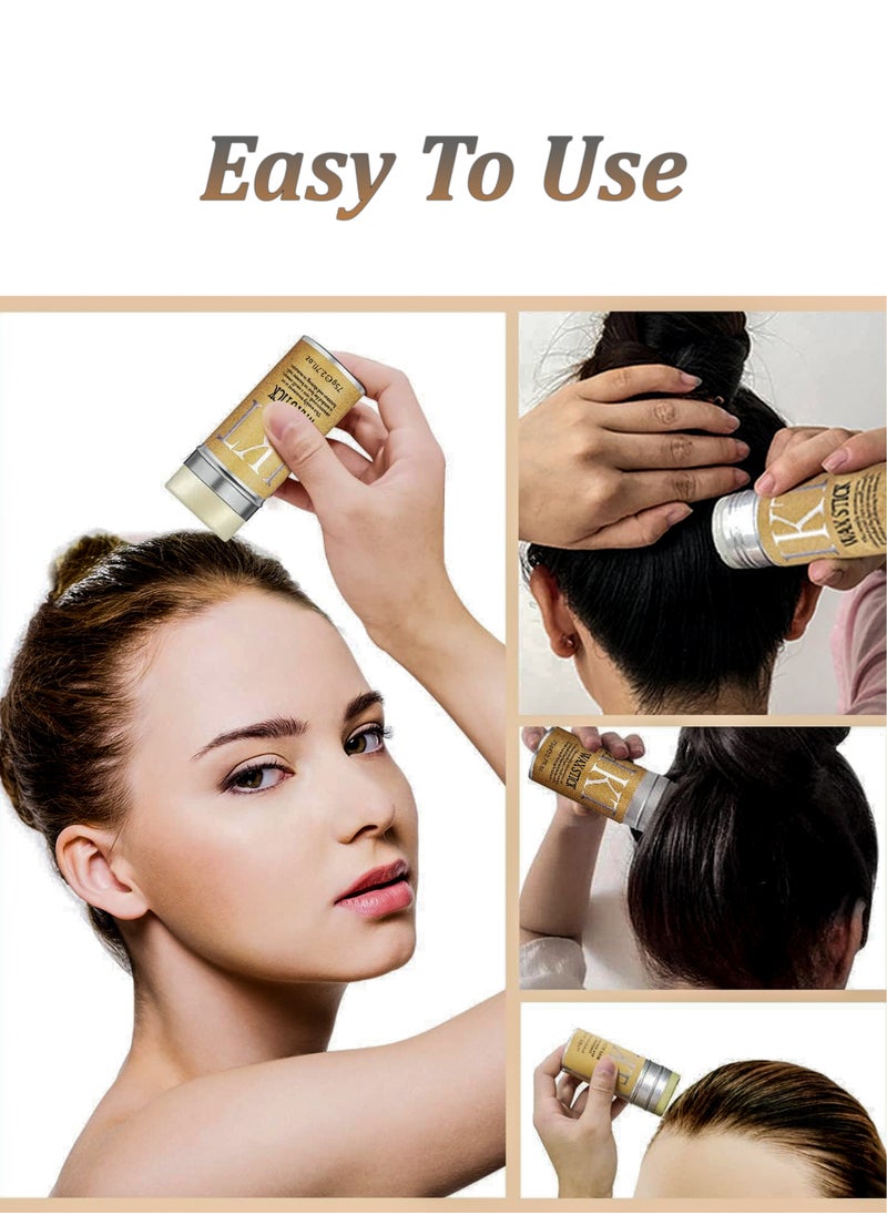 Estelle Hair Wax Stick Slick Stick Hair Non Greasy Styling Hair Pomade Stick For Flyaway Edge Frizz Hair Strong Hold For Children Men and Women  - Image 5