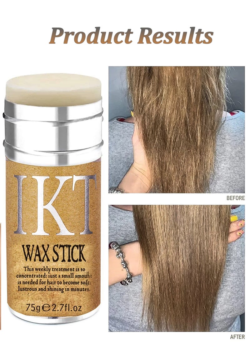Estelle Hair Wax Stick Slick Stick Hair Non Greasy Styling Hair Pomade Stick For Flyaway Edge Frizz Hair Strong Hold For Children Men and Women  - Image 2