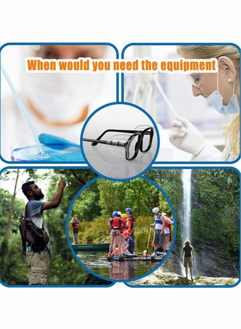 Y&D 3 Pairs Safety Glasses Side Shields,Slip on Clear Shields,Fits Small to Medium Eyeglasses Frames Shields Protect  - Image 5