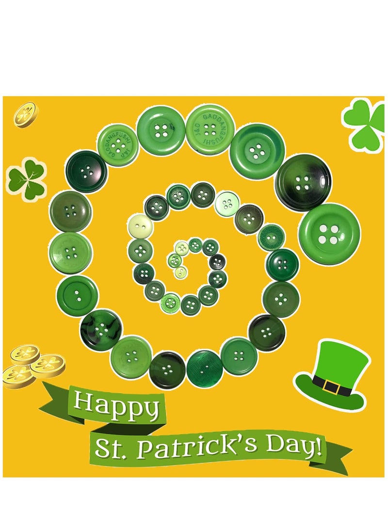 600700 pcs Buttons for Crafts Round Resin Buttons Assorted Sizes Sewing DIY Manual Button Painting DIY Handmade Ornament Buttons 2 Holes and 4 Holes - Image 3