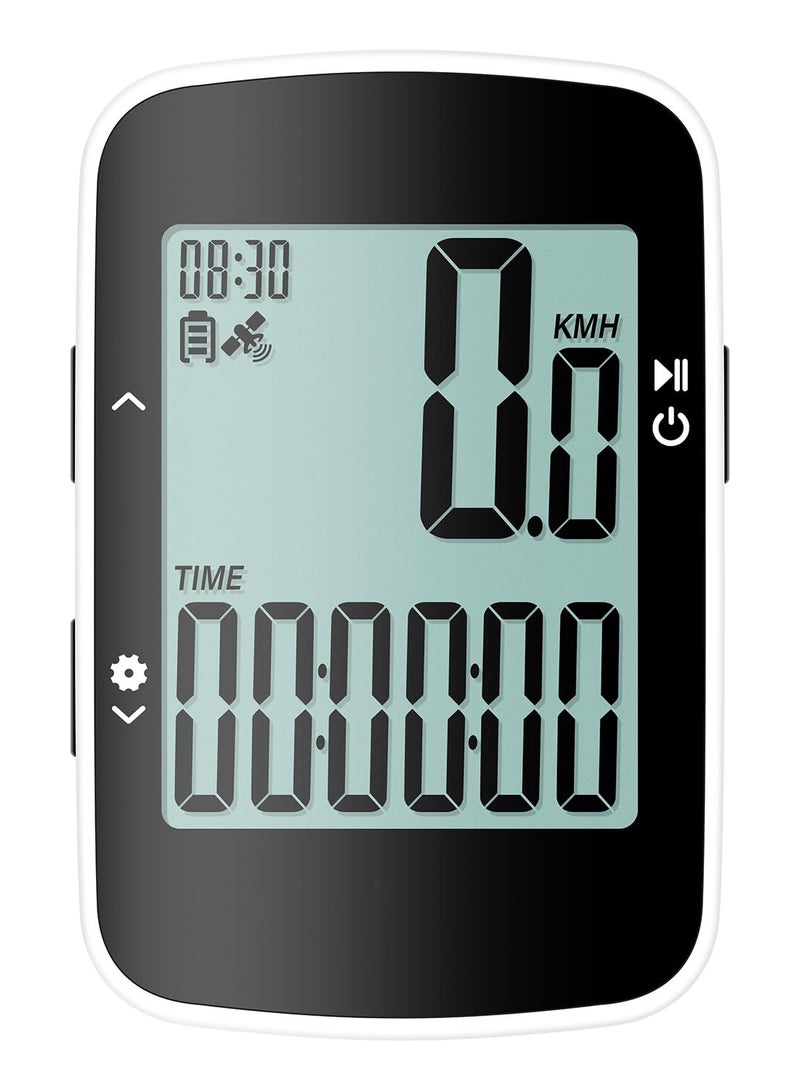 SOLARAE Bike Computer Bike Speedometer, GPS Wireless Cycling Computer with Bluetooth, IPX7 Waterproof, 600mAH Battery and 2.3" Large Display, Bicycle Speedometer and Odometer Wireless Waterproof. - Image 1