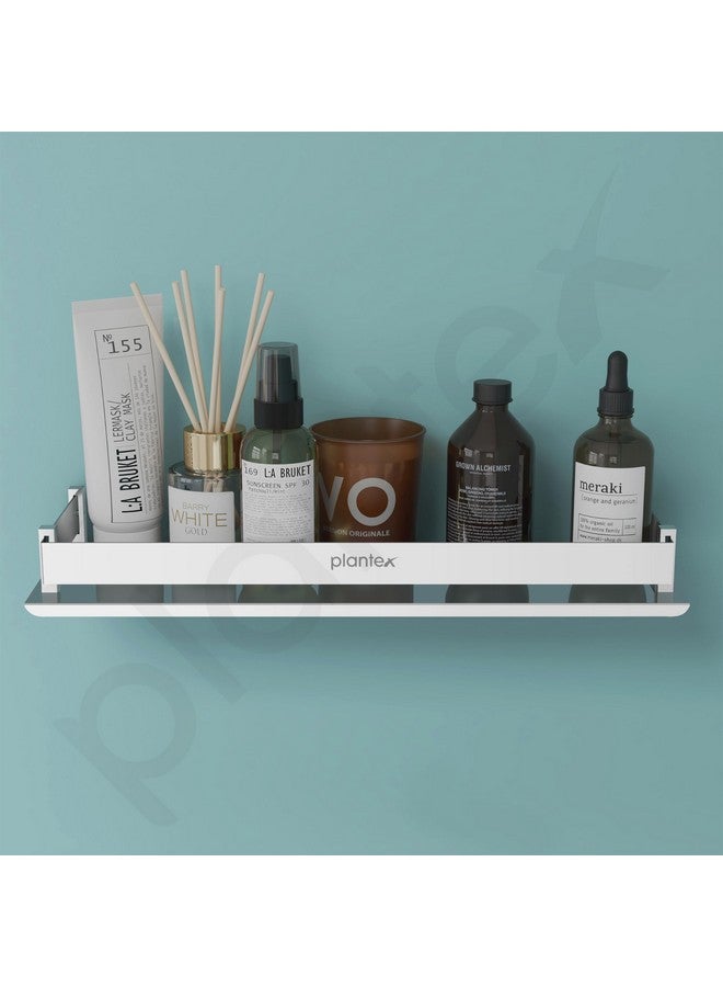 بلانتكس منظم/رف حمام من الفولاذ المقاوم للصدأ من Plantex للحمام/المطبخ/الحائط - كروم (15 × 5 بوصة) - Image 3