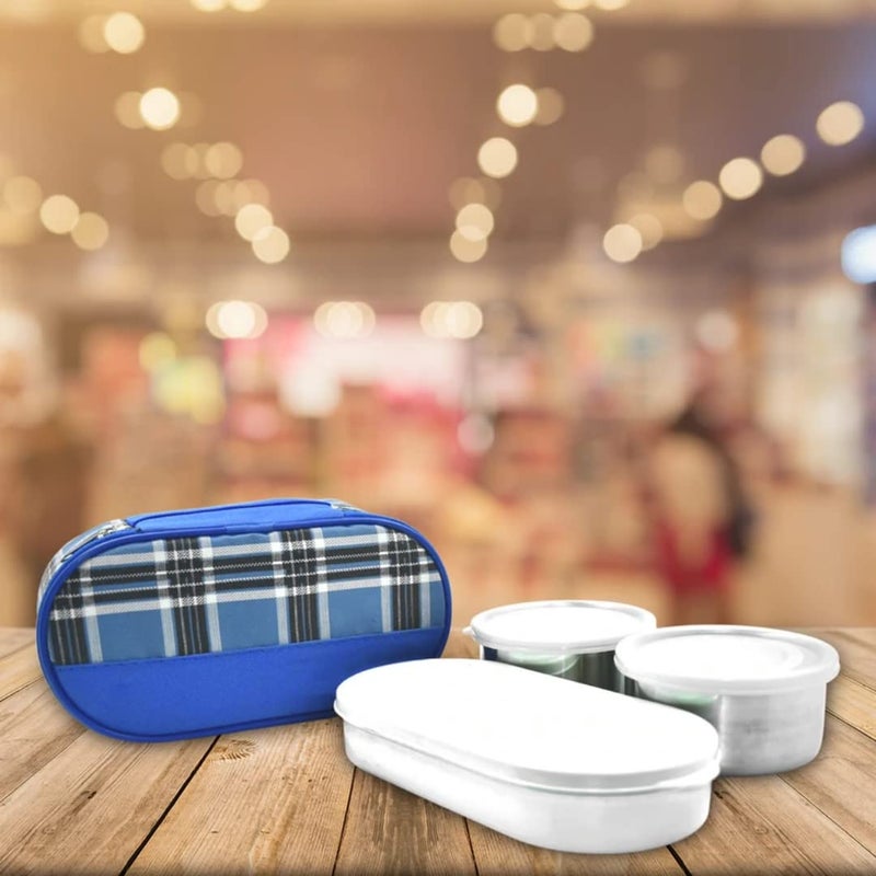 Suzec Suzec Corporate Lunch Stainless Steel Containers Set of 3  - Image 4