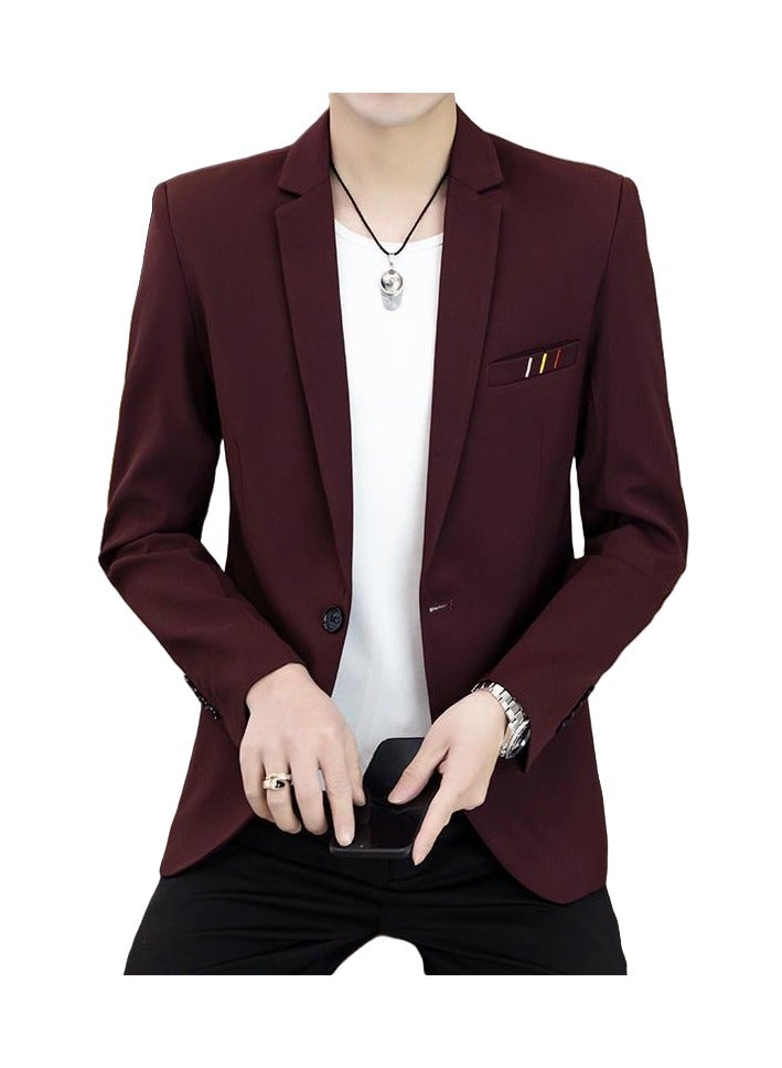 Shougu New Business Casual Slim-fit Suit Jacket  - Image 1