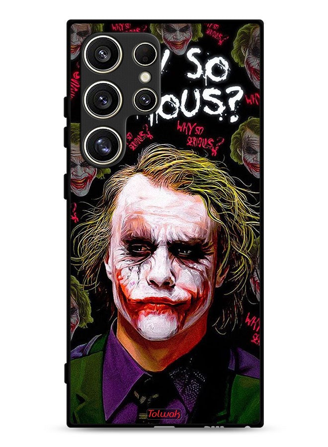 Tolwak Samsung Galaxy S24 Ultra 5G Protective Case Cover Why So Serious - Image 1