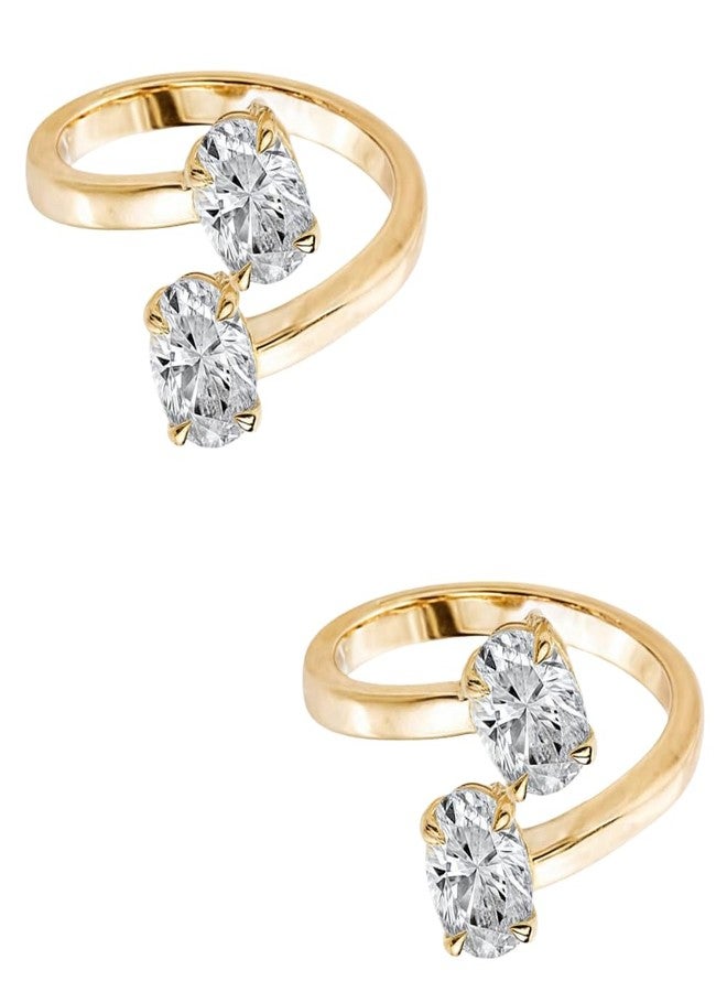 ZEELLO Adjustable Toe Ring For Women, Traditional Bichiya for Girls, Birthday and Gift for Wife (Gold) - Image 1