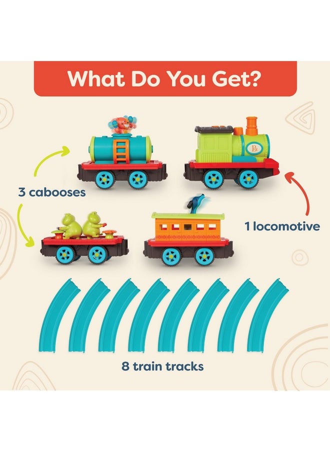 B. Toys B. toys- Critter Express- Train Set - Musical Train - Lights & Sounds - Classic Toys for Toddlers, Kids - 2 Years +  - Image 5
