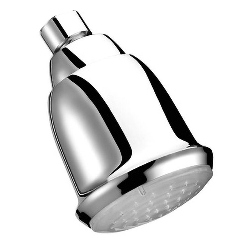 رأس دش LED بألوان ثلاث تتغير تلقائيًا، رأس دش مطر عالي الضغط، رأس دش حمام بنعال كروم مصقول، بديل رأس دش المطر للحمام - Image 1