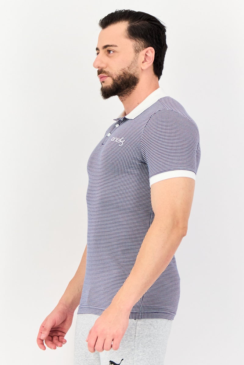 PUMA قميص بولو خارجي قصير الأكمام للرجال من One8 x Puma، مقاس ضيق، متعدد الألوان - Image 2