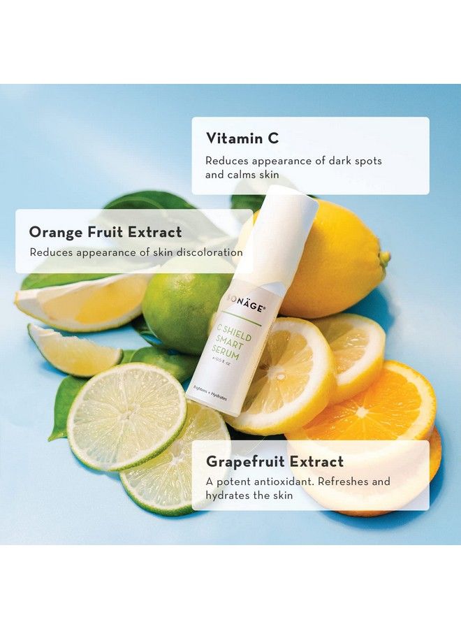sonage C Shield Smart Serum | Fades Dark Spots Evens Skin Tone Brightens Skin | Infused With Hyaluronic Acid And Blue Light Shield | Gentle For All Skin Types  - Image 4