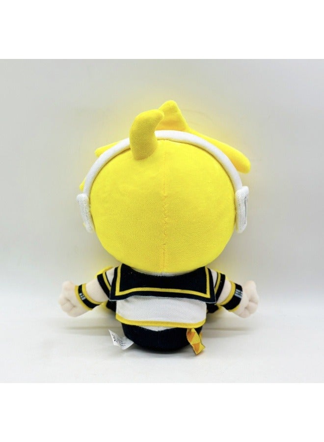 عام كاغامين لين رين ألعاب من القطيفة الفتيان والفتيات شخصية الدمى لطيف ألعاب من القطيفة أفضل هدية للعائلة والأصدقاء - Image 4