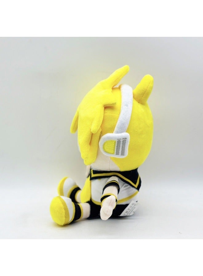 عام كاغامين لين رين ألعاب من القطيفة الفتيان والفتيات شخصية الدمى لطيف ألعاب من القطيفة أفضل هدية للعائلة والأصدقاء - Image 3