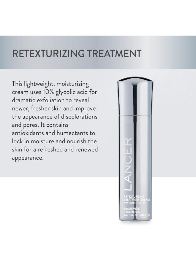 لانسر كريم ترطيب يومي للعناية بالبشرة مع 10% حمض الجليكوليك 1.7 أونصة سائلة - Image 2