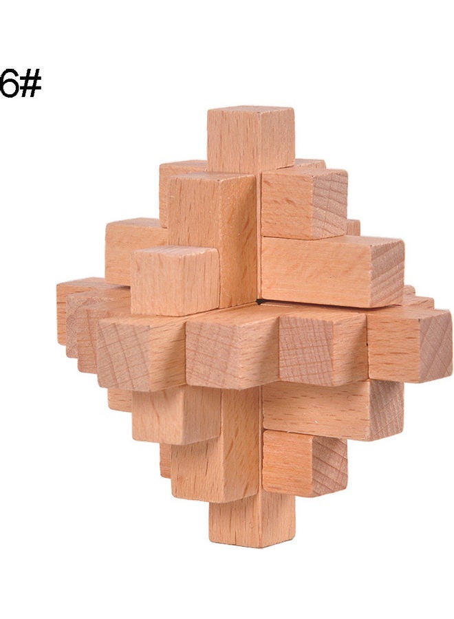 15 Column Wooden Kongming Puzzle Set