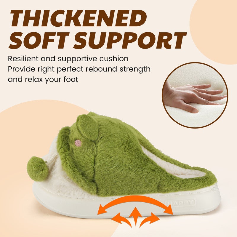 Lucky Kids Cozy Plush Fuzzy Slippers for Women and Men - Soft Warm Indoor/Outdoor House Shoes with Non-Slip Sole - Comfortable Winter Gift Idea (Sizes 36-41) - Image 3