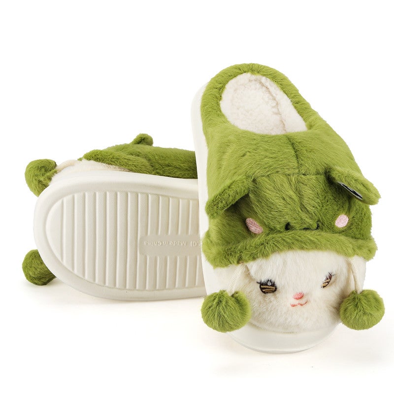 Lucky Kids Cozy Plush Fuzzy Slippers for Women and Men - Soft Warm Indoor/Outdoor House Shoes with Non-Slip Sole - Comfortable Winter Gift Idea (Sizes 36-41) - Image 1