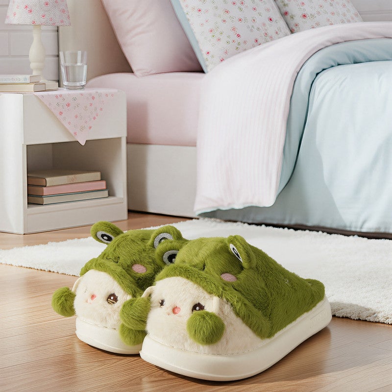 Lucky Kids Cozy Plush Fuzzy Slippers for Women and Men - Soft Warm Indoor/Outdoor House Shoes with Non-Slip Sole - Comfortable Winter Gift Idea (Sizes 36-41) - Image 5