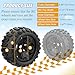 RC Station 17mm Hex RC Wheels and Tires 4PCS RC Truck Buggy 38 Tires Wheels for 18 110 Scale Arrma Kraton Notorious Outcast Typhon 6S 4S 3S Traxxas Maxx T Maxx Sledge Revo 33 Tires Wheels Preglued - Image 4