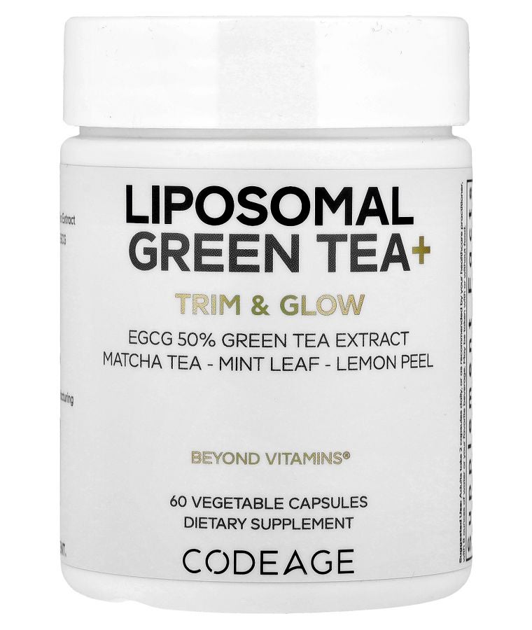 Codeage Liposomal Green Tea+ 60 Vegetable Capsules