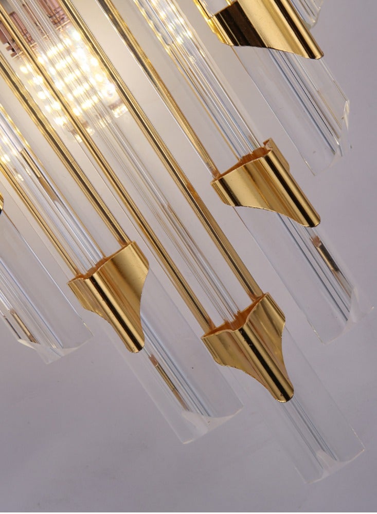 Happy Light Warm Yellow Glass Battery LED Wall Light with Remote Control - Image 4